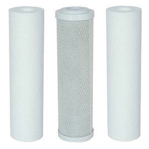 Lot de 3 cartouches Préfiltration Osmoseur domestique OPTIPUR MeilleureO