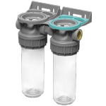 Porte filtre double 9 3/4" complet