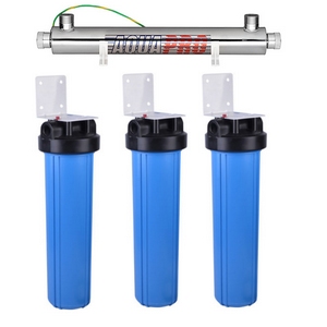 Station UV 20 WATTS AQUAPRO AVEC TRIPLE BIG BLUE