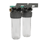 Porte filtre double 9 3/4" complet