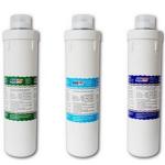 Lot de 3 cartouches AQUAPRO NLF PP et NLF AC et NLF CB