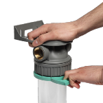 Porte cartouche 9 pouces 3/4 complet filetage laiton 3/4 (20/27)