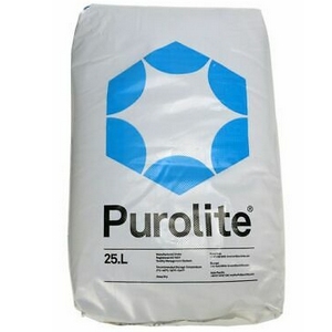Sac de 25 liltres de résine PUROLITE C100-E pour adoucisseur d'eau