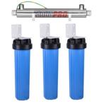 Station UV 20 WATTS AQUAPRO AVEC TRIPLE BIG BLUE