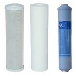 Lot de 3 cartouches filtres remplacement osmoseur domestique 4 niveaux