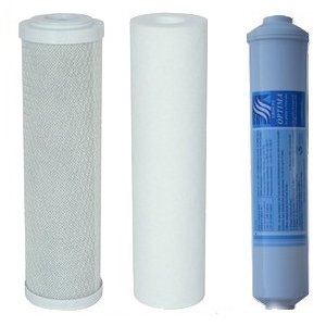 3 cartouches filtres remplacement osmoseur domestique 4 niveaux
