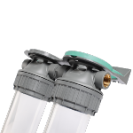 Porte filtre double 9 3/4" complet