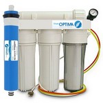 Osmoseur d'aquarium et manomètre 100 GPD 4 étapes de filtration